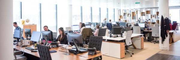 room filled customer service agents